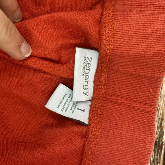 Chico's Zenergy Elastic Waist Sweatpants Sz 1/M/8 - Picture 3 of 4